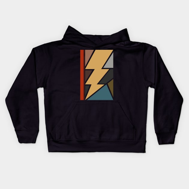 Lightning No. 1 Kids Hoodie by SunGraphicsLab